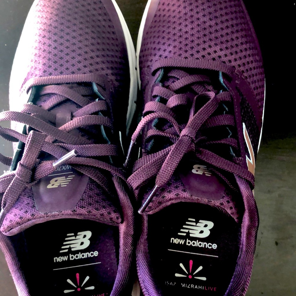 Beautiful eggplant or purple sneakers in like new condition
